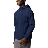 Columbia chaqueta softshell hombre Heather Canyon  II Hooded Jacket vista detalle