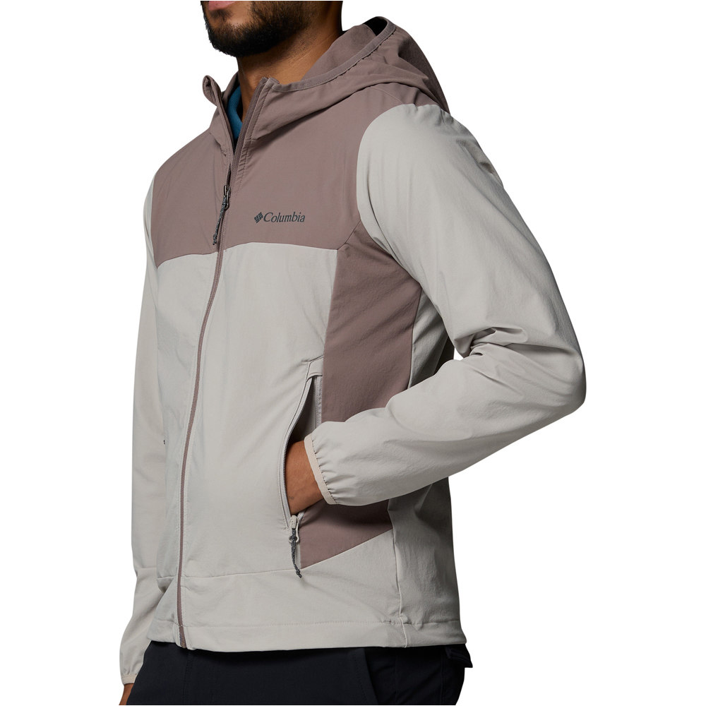 Columbia chaqueta softshell hombre Heather Canyon II Hooded Jacket vista detalle
