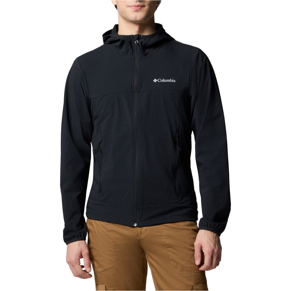 Columbia chaqueta softshell hombre Heather Canyon  II Hooded Jacket vista frontal