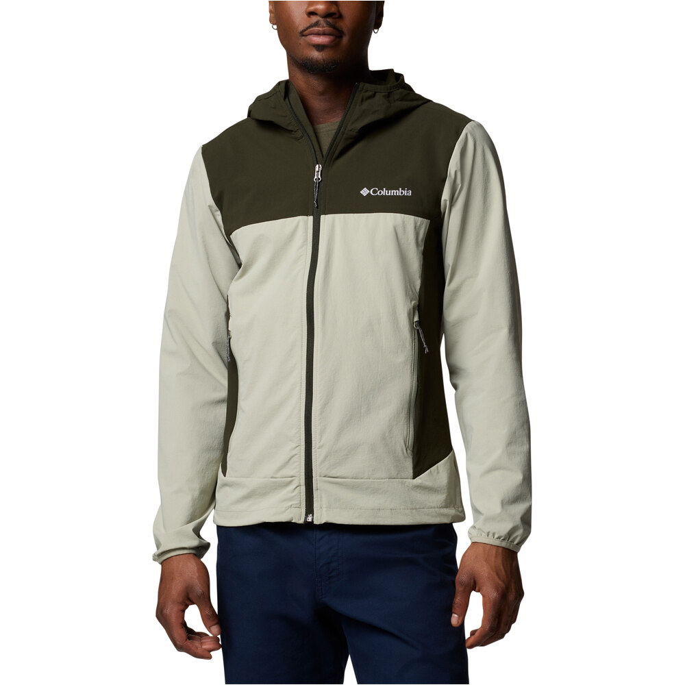 Columbia chaqueta softshell hombre Heather Canyon   II Hooded Jacket vista frontal