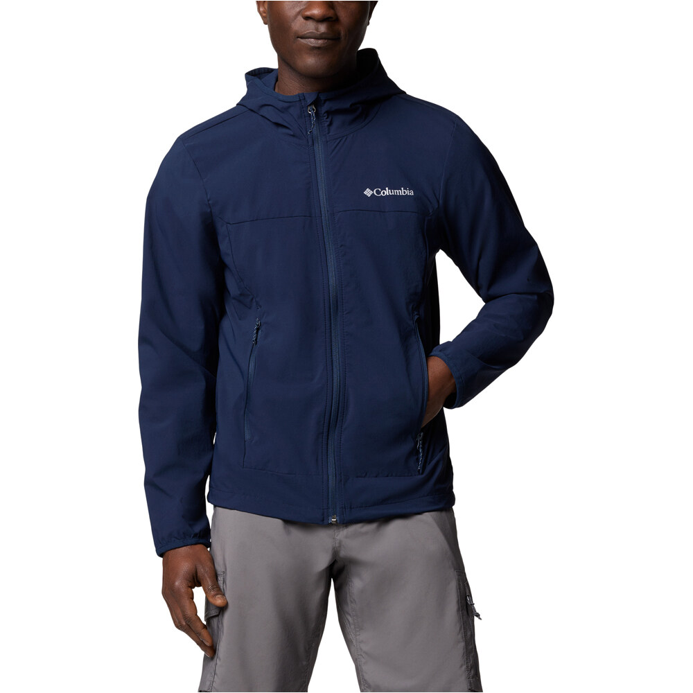 Columbia chaqueta softshell hombre Heather Canyon  II Hooded Jacket vista frontal