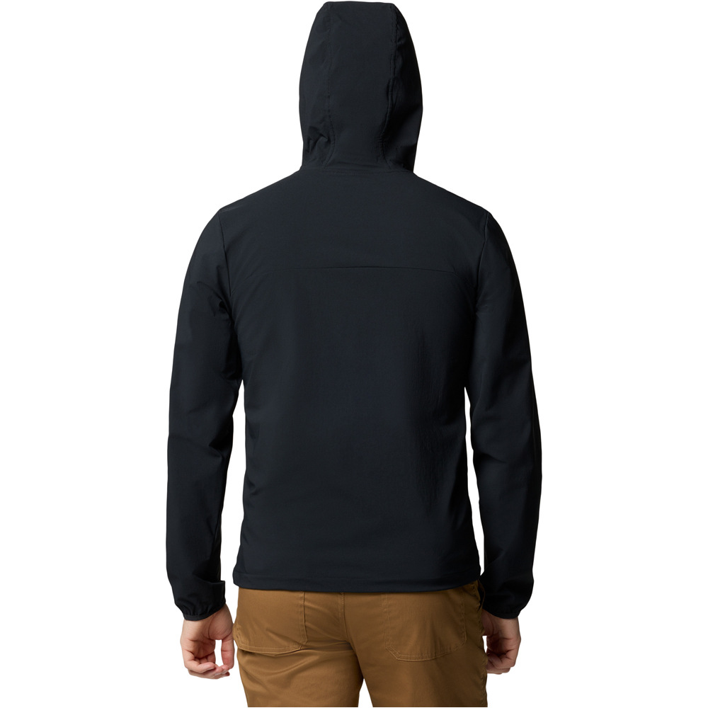 Columbia chaqueta softshell hombre Heather Canyon  II Hooded Jacket vista trasera