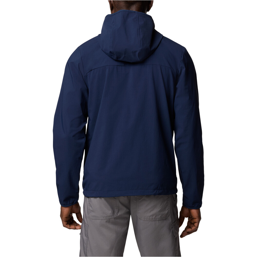Columbia chaqueta softshell hombre Heather Canyon  II Hooded Jacket vista trasera
