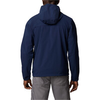 Columbia chaqueta softshell hombre Heather Canyon  II Hooded Jacket vista trasera