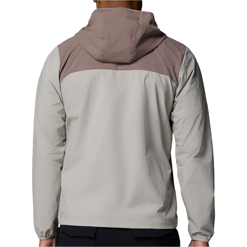 Columbia chaqueta softshell hombre Heather Canyon II Hooded Jacket vista trasera