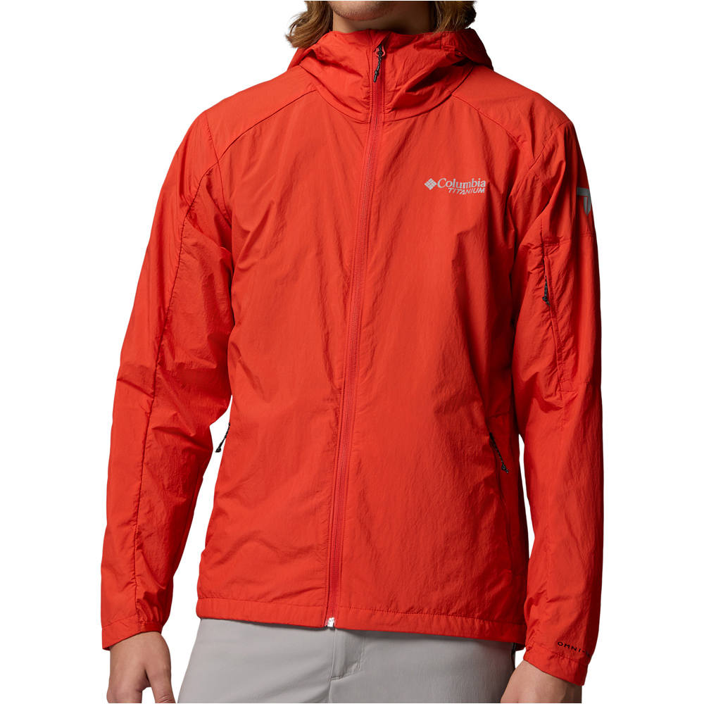 Columbia chaqueta softshell hombre Loop Trail II Windbreaker vista frontal