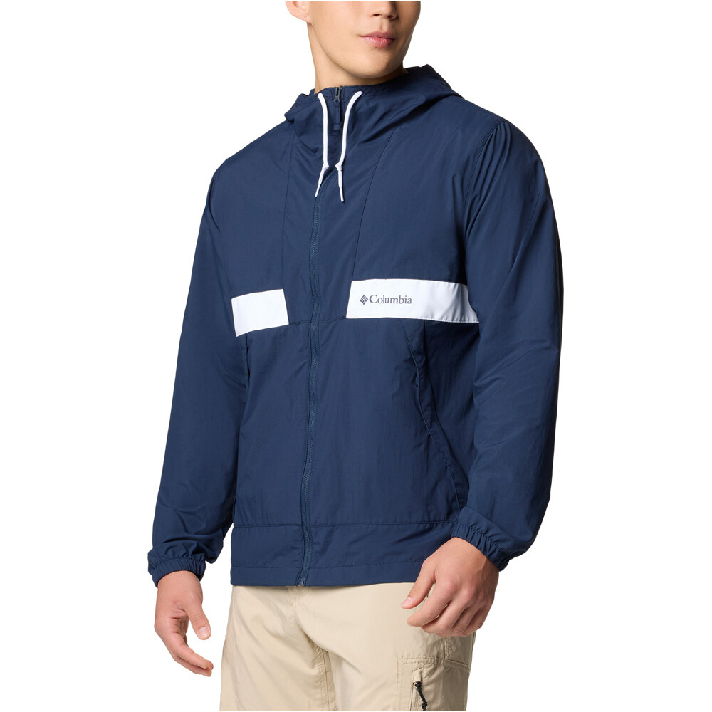 Columbia chaqueta softshell hombre Spire Valley Hooded Windbreaker vista detalle