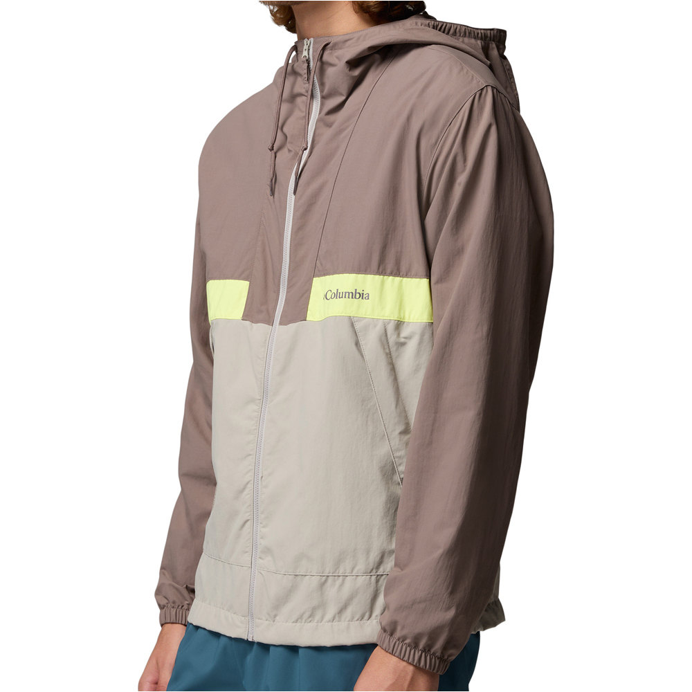 Columbia chaqueta softshell hombre Spire Valley Hooded Windbreaker vista detalle