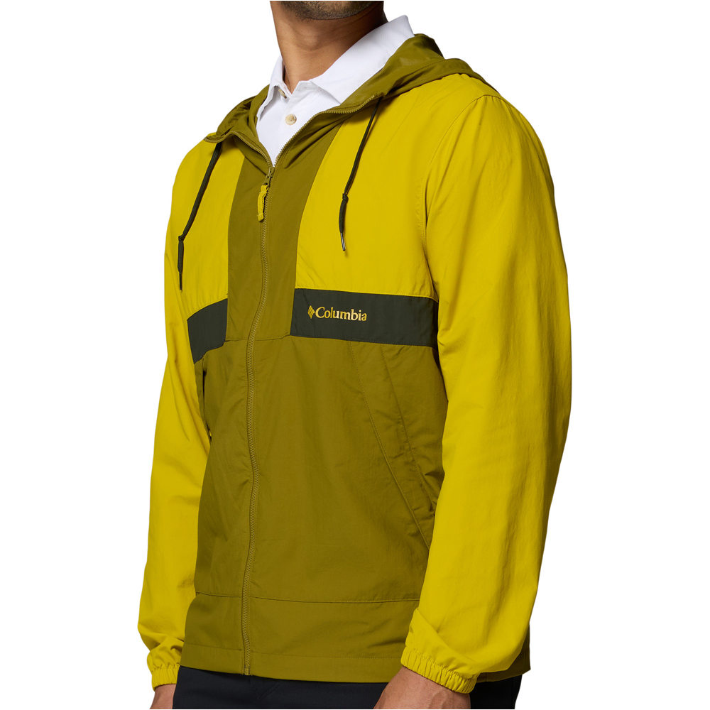 Columbia chaqueta softshell hombre Spire Valley Hooded Windbreaker vista detalle