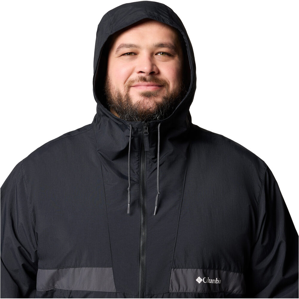 Columbia chaqueta softshell hombre Spire Valley Hooded Windbreaker vista detalle