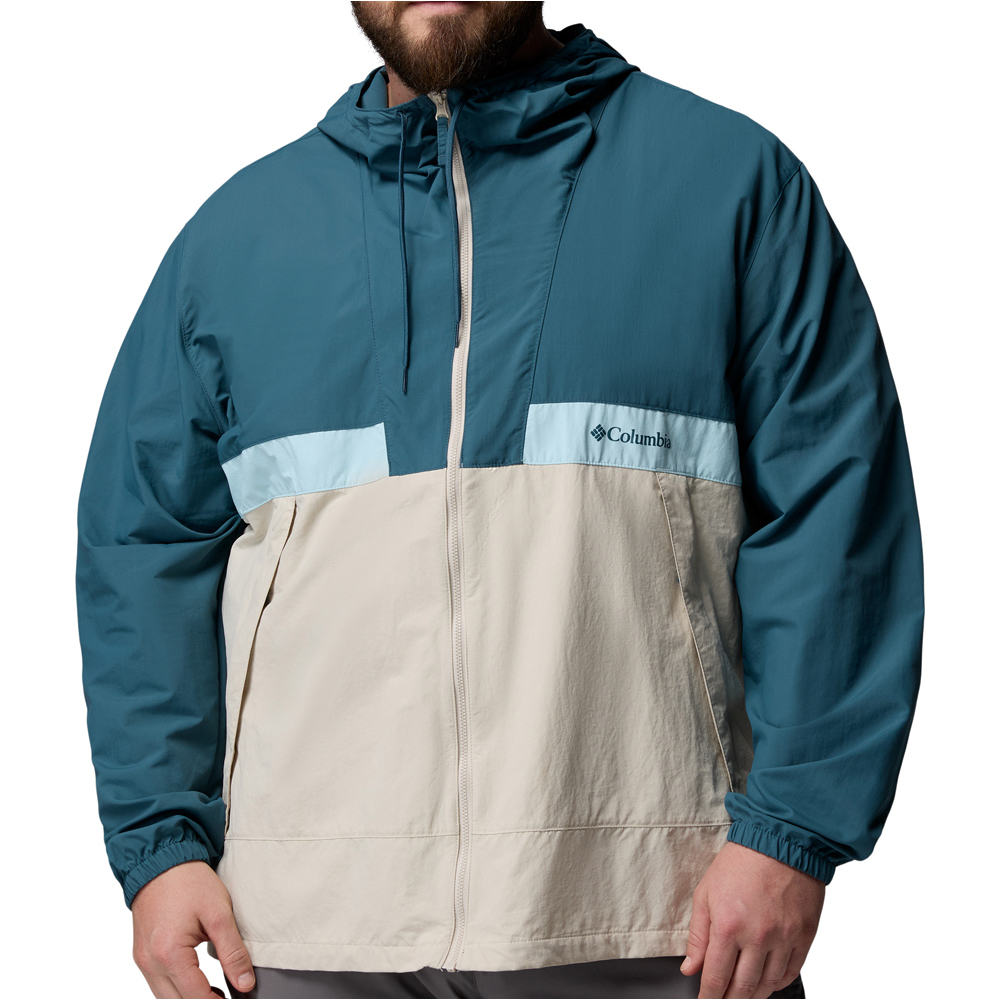 Columbia chaqueta softshell hombre Spire Valley Hooded Windbreaker vista frontal
