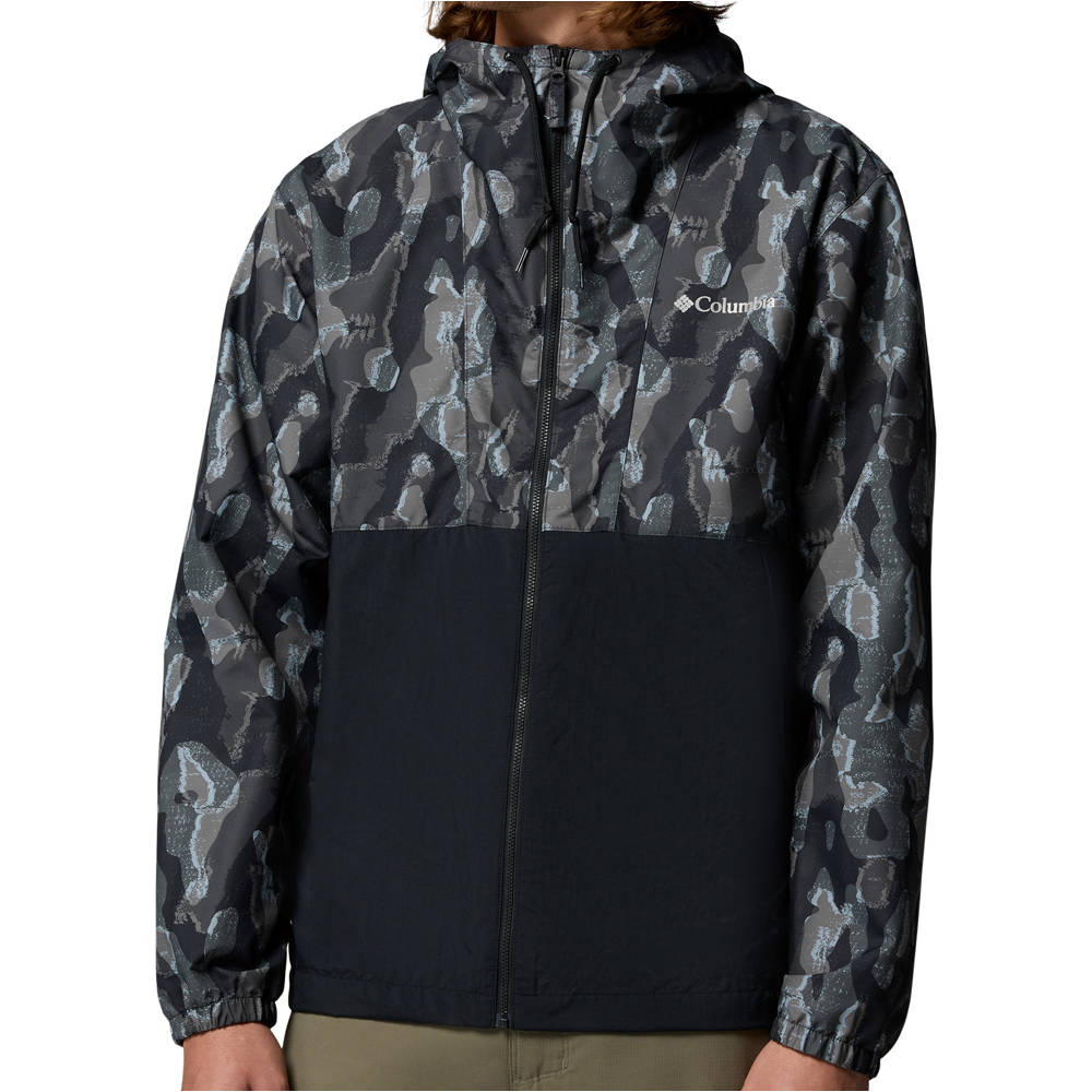 Columbia chaqueta softshell hombre Spire Valley Novelty Windbreaker vista frontal