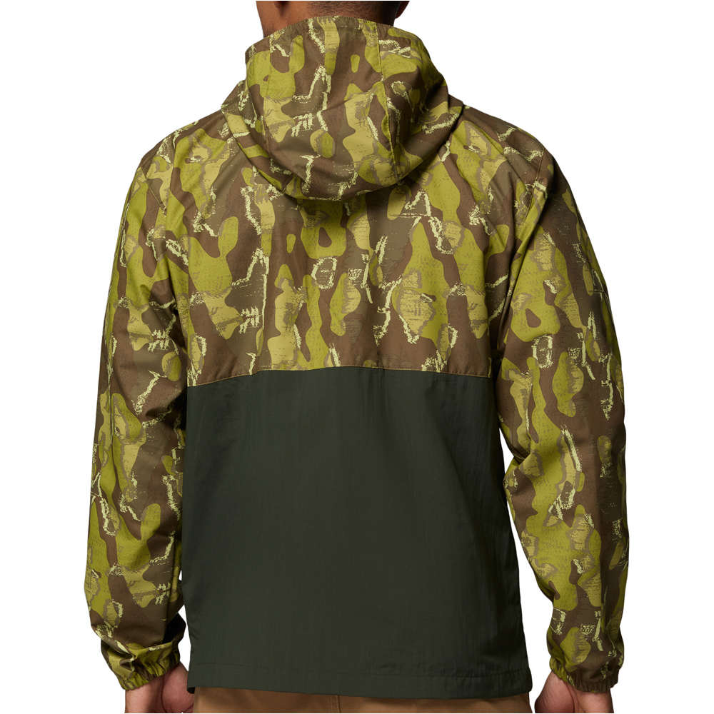 Columbia chaqueta softshell hombre Spire Valley Novelty Windbreaker vista trasera
