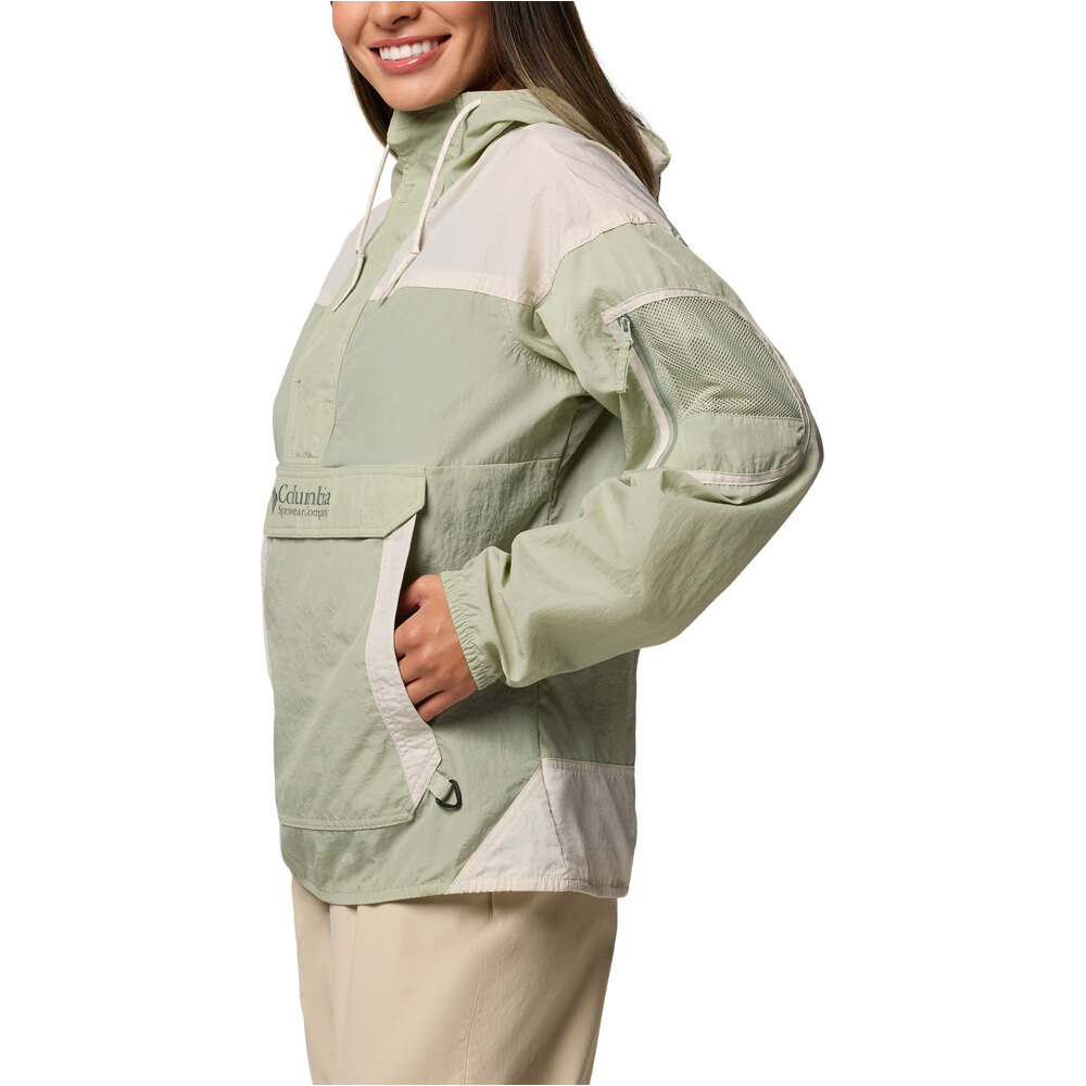 Columbia chaqueta softshell mujer Challenger II Windbreaker vista detalle