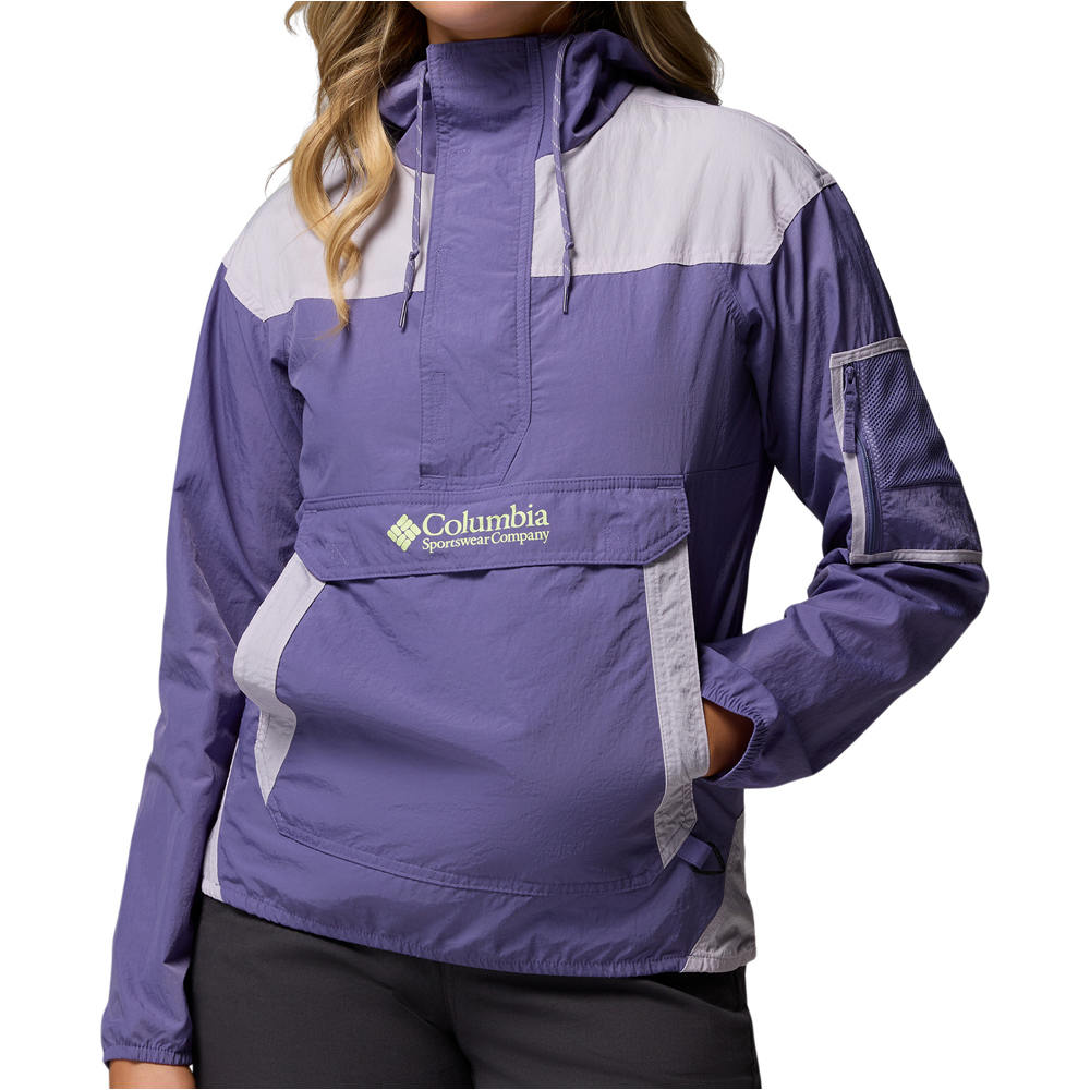 Columbia chaqueta softshell mujer Challenger II Windbreaker vista frontal