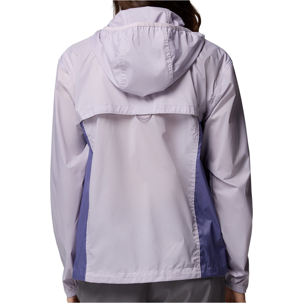 Columbia chaqueta softshell mujer Crested Canyon Windbreaker vista trasera