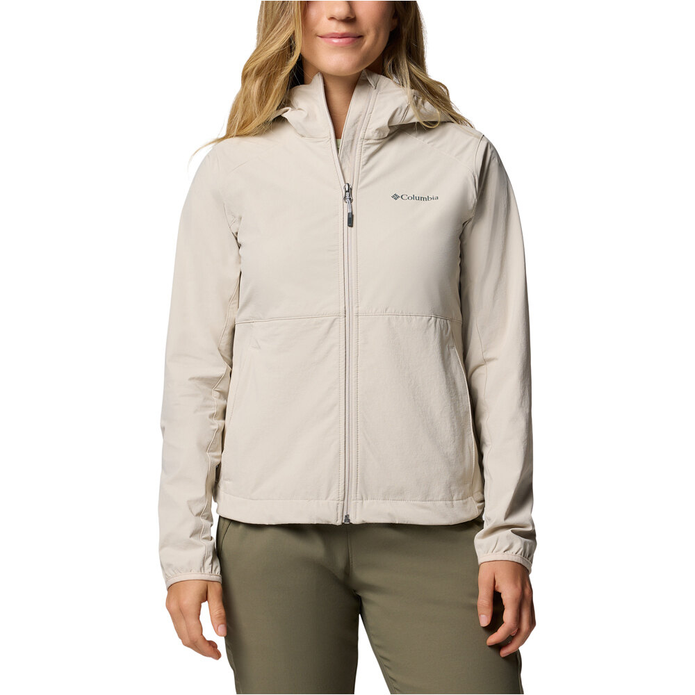 Columbia chaqueta softshell mujer Heather Canyon  II Hooded Softshell vista frontal