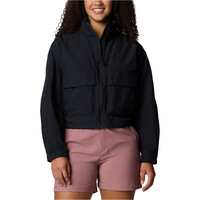 Columbia chaqueta softshell mujer Paracutie Cropped Cargo Windbreaker vista frontal