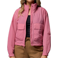 Columbia chaqueta softshell mujer Paracutie Cropped Cargo Windbreaker vista frontal