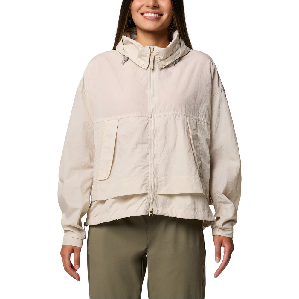 Columbia chaqueta softshell mujer Paracutie II Windbreaker vista frontal
