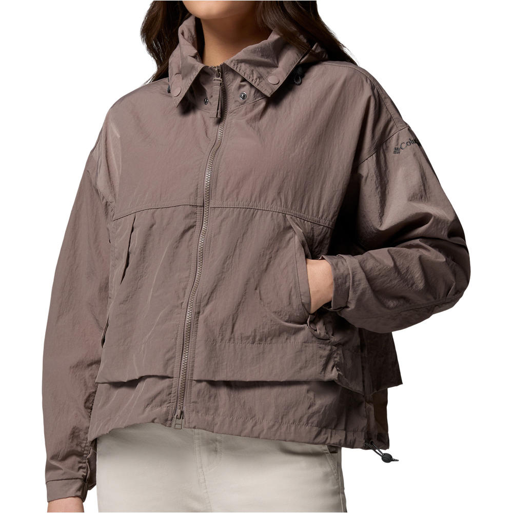 Columbia chaqueta softshell mujer Paracutie II Windbreaker vista frontal