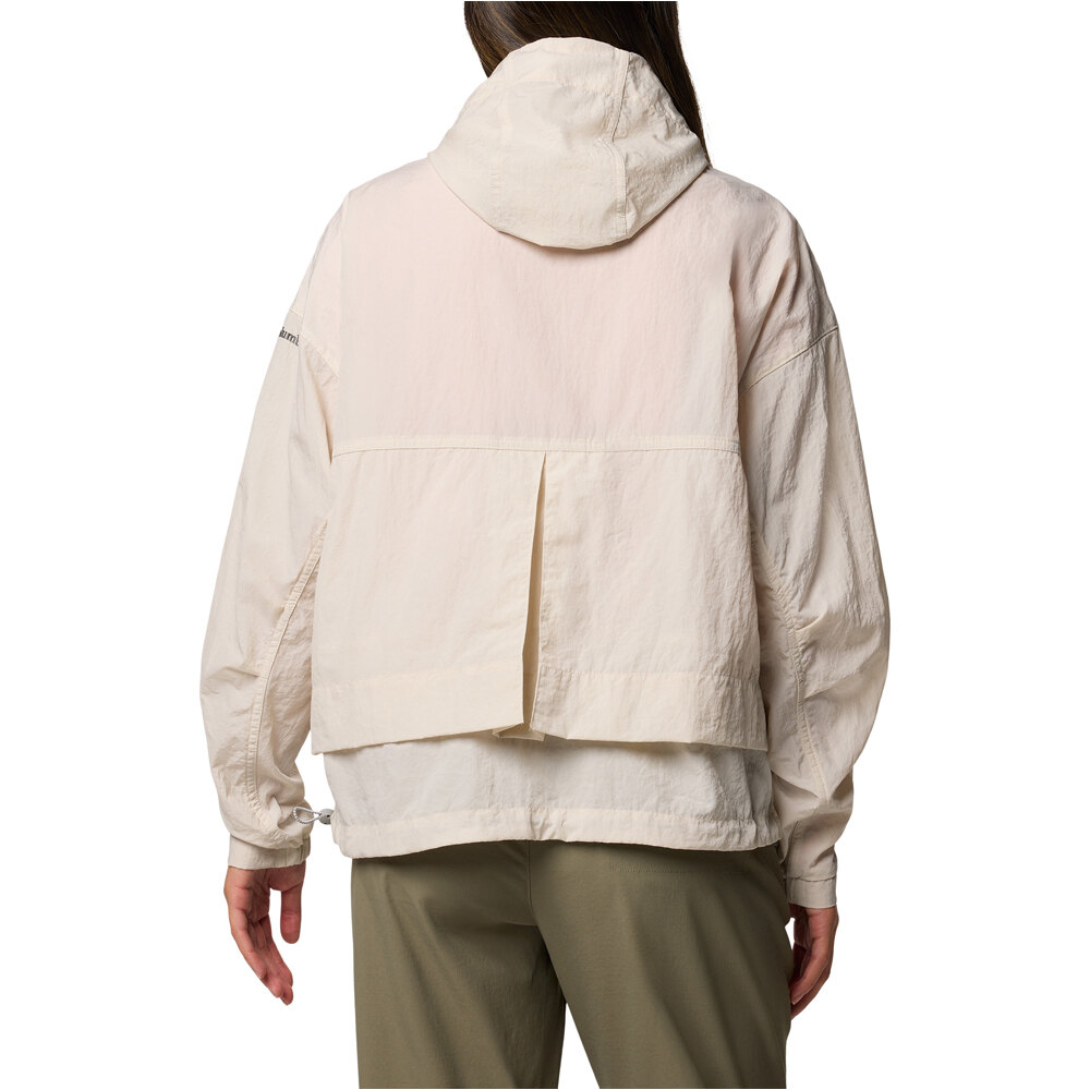 Columbia chaqueta softshell mujer Paracutie II Windbreaker vista trasera