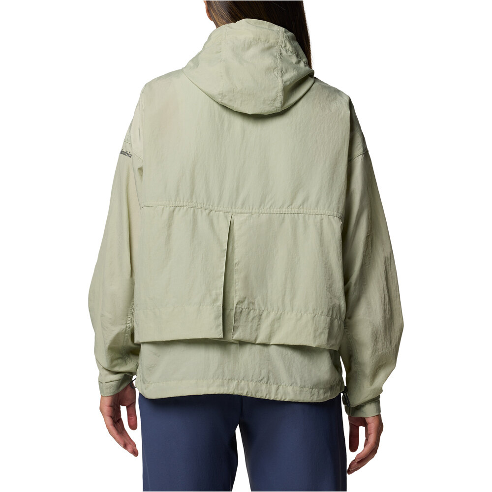 Columbia chaqueta softshell mujer Paracutie II Windbreaker vista trasera
