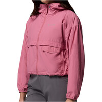 Columbia chaqueta softshell mujer Spire Valley Cropped Windbreaker vista detalle