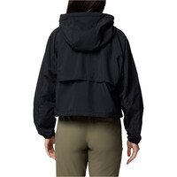 Columbia chaqueta softshell mujer Spire Valley Cropped Windbreaker vista trasera