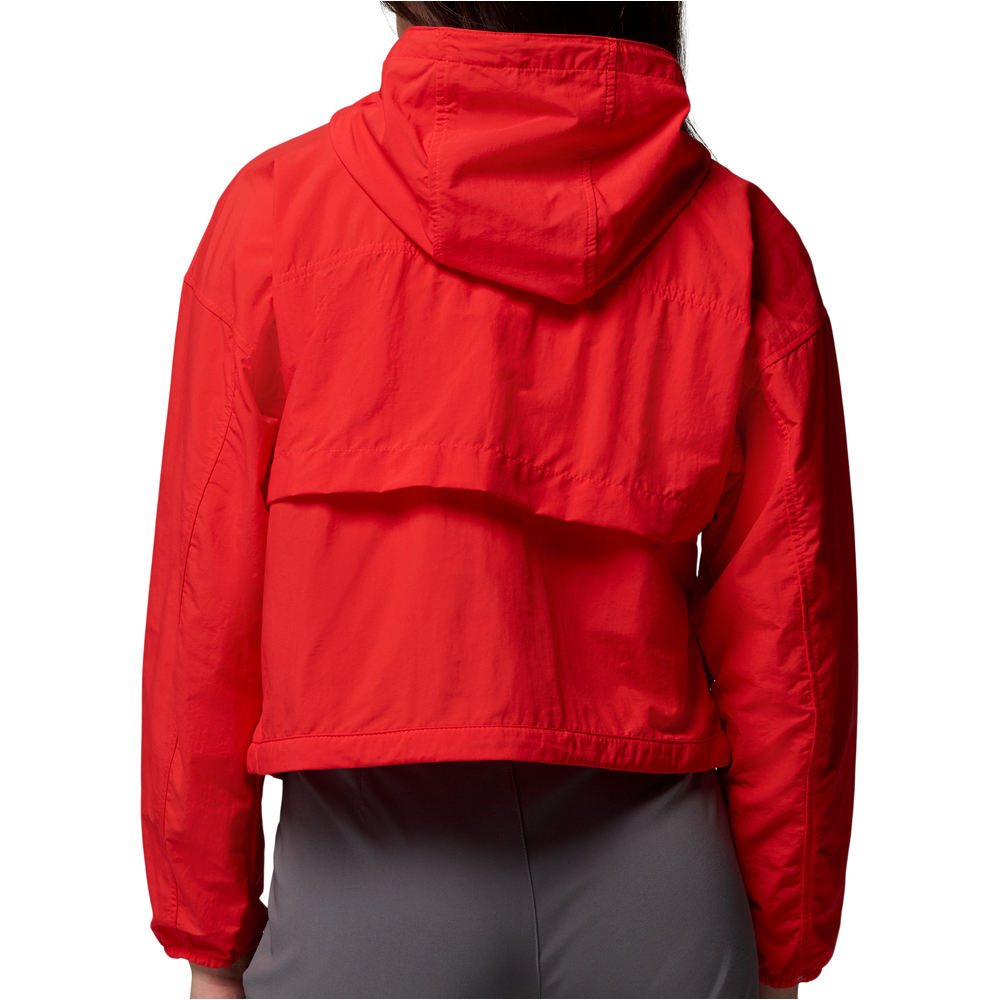 Columbia chaqueta softshell mujer Spire Valley Cropped Windbreaker vista trasera