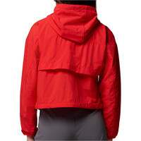 Columbia chaqueta softshell mujer Spire Valley Cropped Windbreaker vista trasera