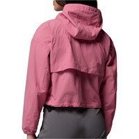 Columbia chaqueta softshell mujer Spire Valley Cropped Windbreaker vista trasera