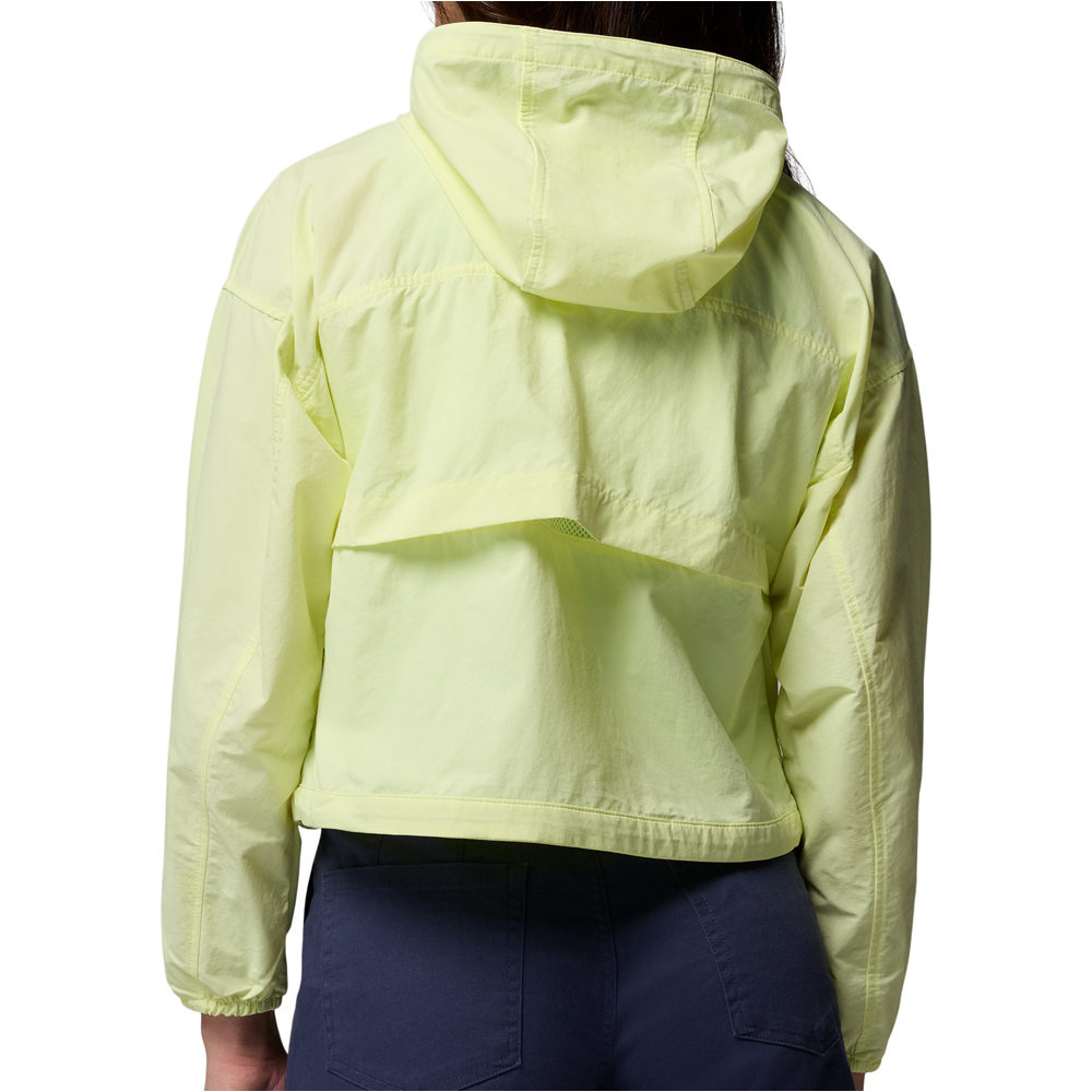 Columbia chaqueta softshell mujer Spire Valley Cropped Windbreaker vista trasera