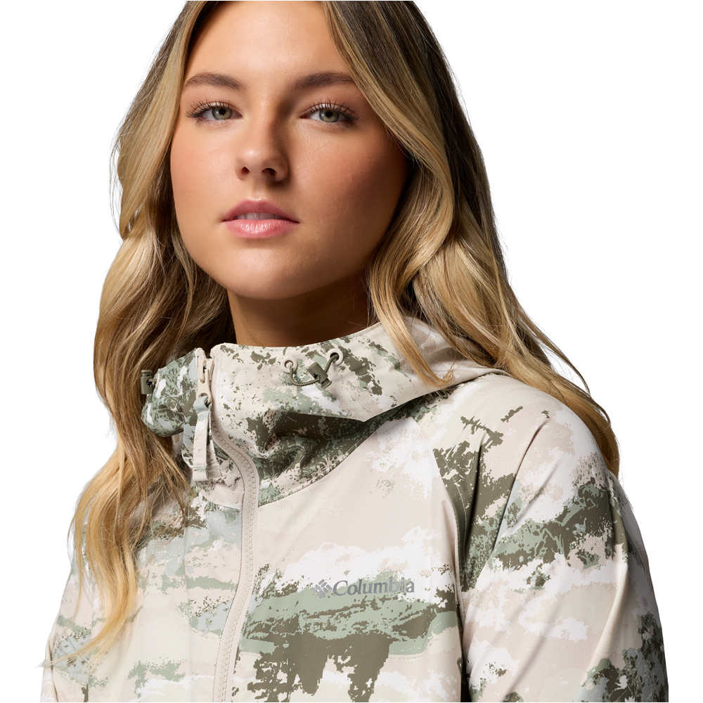 Columbia chaqueta softshell mujer Spire Valley Printed Windbreaker 04