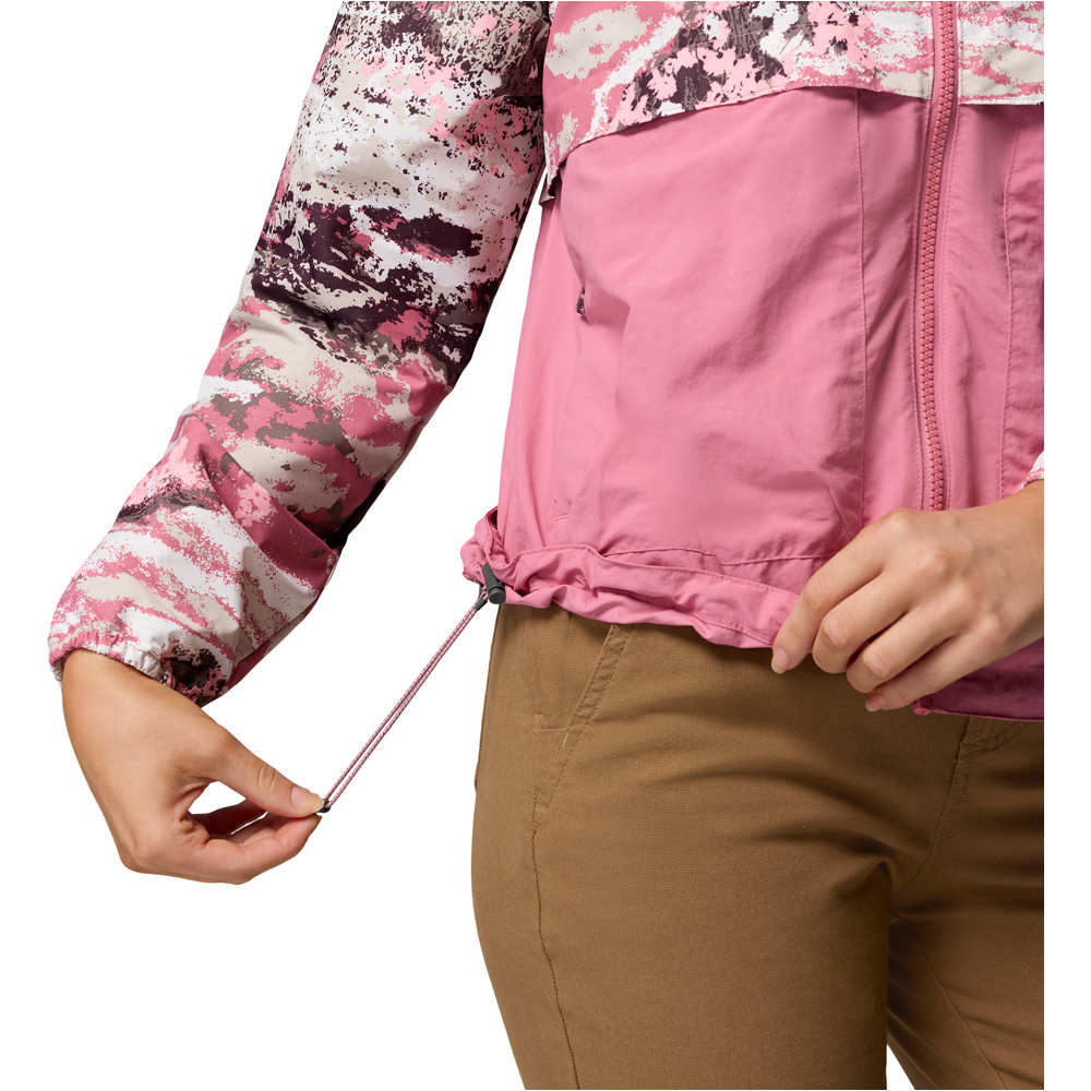 Columbia chaqueta softshell mujer Spire Valley Printed Windbreaker 05