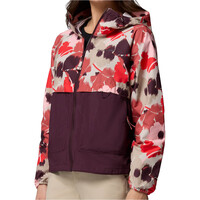 Columbia chaqueta softshell mujer Spire Valley Printed Windbreaker vista detalle