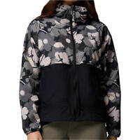 Columbia chaqueta softshell mujer Spire Valley Printed Windbreaker vista frontal