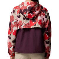Columbia chaqueta softshell mujer Spire Valley Printed Windbreaker vista trasera