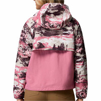 Columbia chaqueta softshell mujer Spire Valley Printed Windbreaker vista trasera