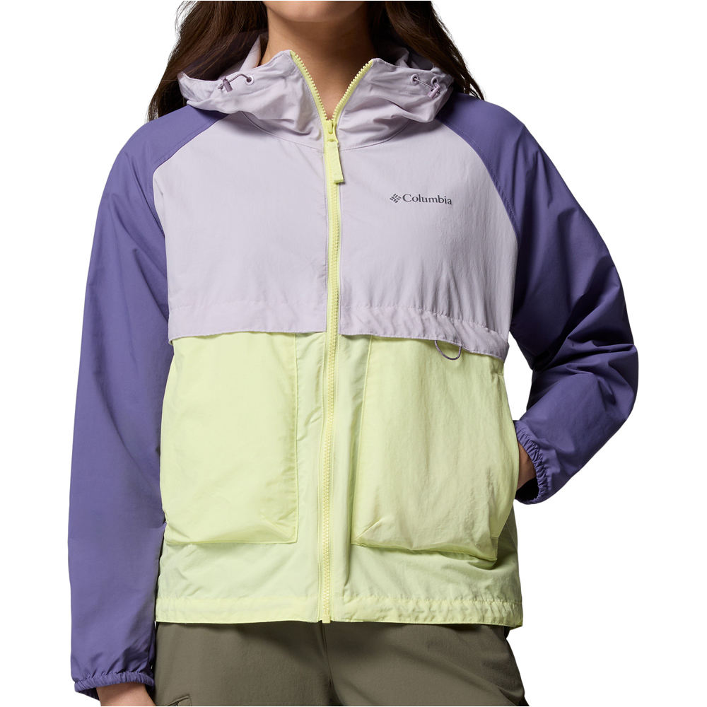 Columbia chaqueta softshell mujer Spire Valley Windbreaker vista frontal