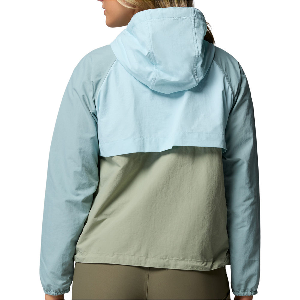 Columbia chaqueta softshell mujer Spire Valley Windbreaker vista trasera