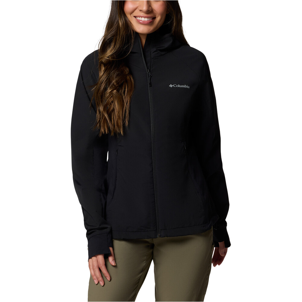 Columbia chaqueta softshell mujer Sweet As III Hooded Softshell vista frontal