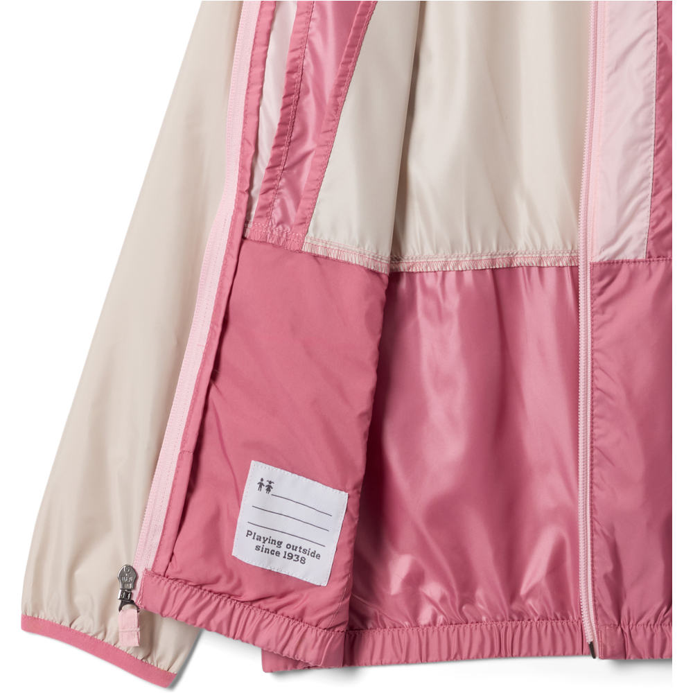 Columbia chaqueta softshell niño Back Bowl II Hooded Windbreaker vista detalle