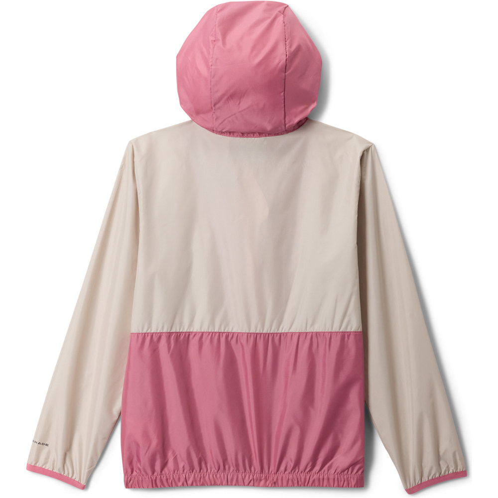 Columbia chaqueta softshell niño Back Bowl II Hooded Windbreaker vista trasera