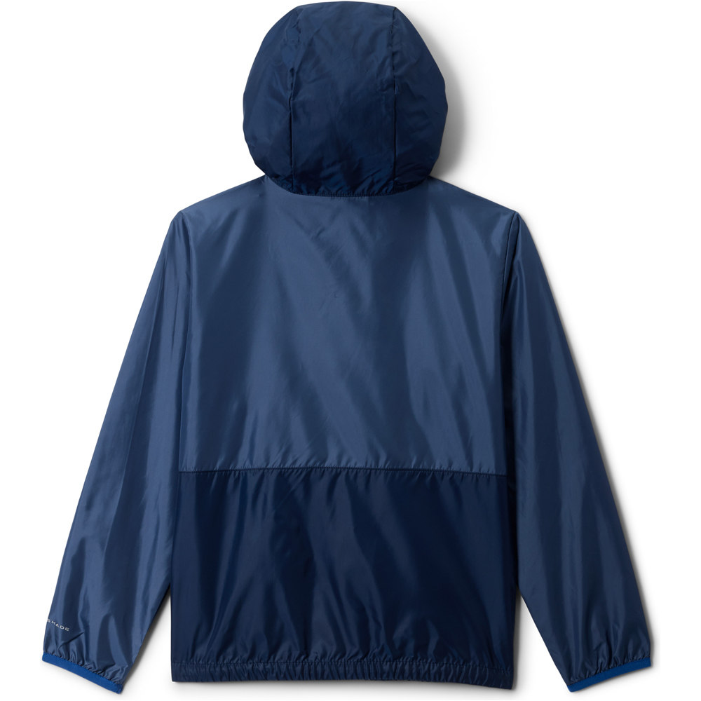 Columbia chaqueta softshell niño Back Bowl II Hooded Windbreaker vista trasera