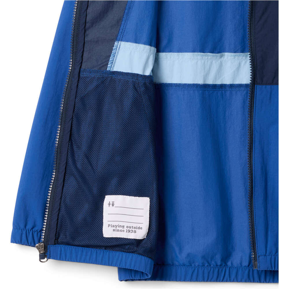 Columbia chaqueta softshell niño Spire Valley Windbreaker vista detalle