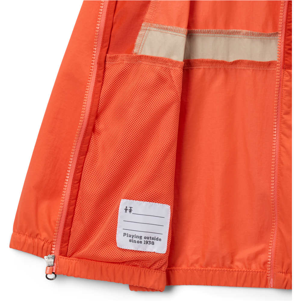 Columbia chaqueta softshell niño Spire Valley Windbreaker vista detalle