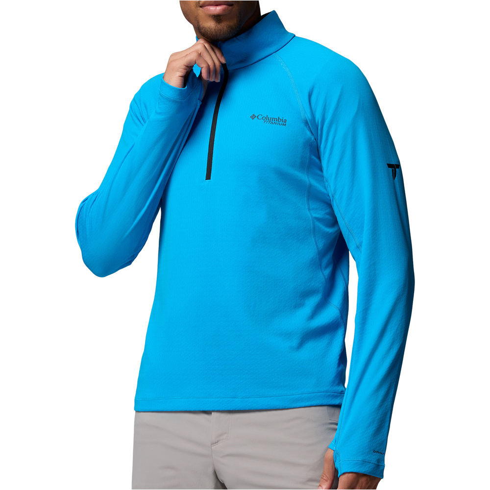 Columbia forro polar hombre DriVenture Half Zip vista frontal