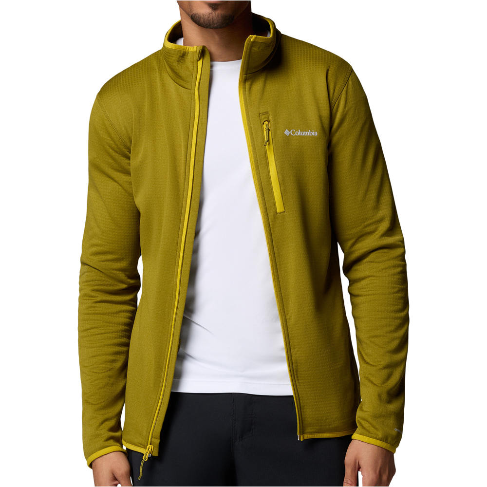 Columbia forro polar hombre Essential Hike Grid Fleece Full Zip 03