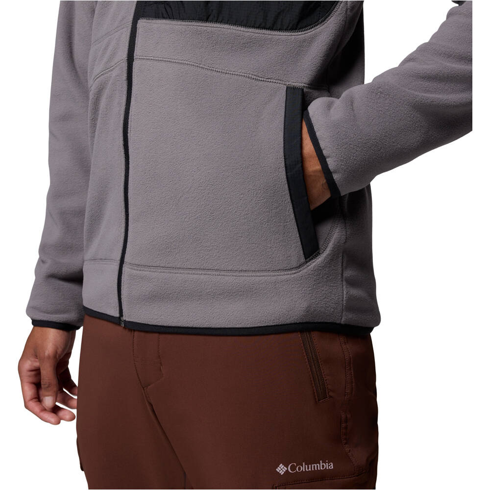 Columbia forro polar hombre Fast Trek Overlay Full Zip vista detalle